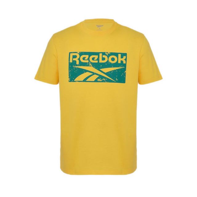 Reebok Men T Shirt - Yellow