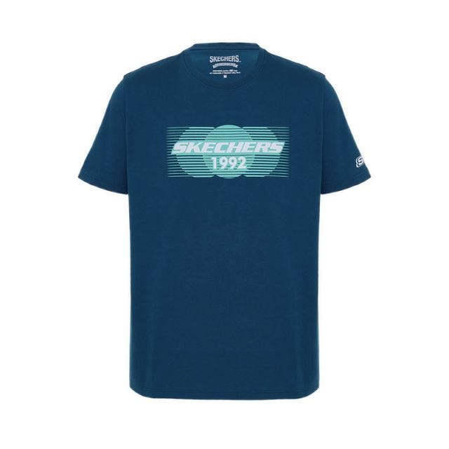 Skechers Men T Shirt -Blue