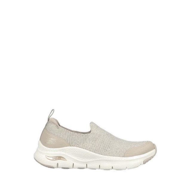 SKECHERS ARCH FIT WOMEN'S FITNESS SHOES - TAUPE