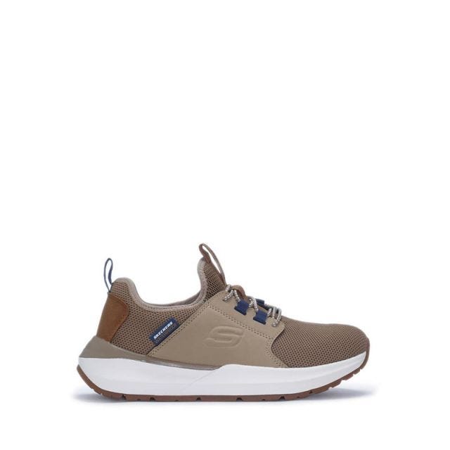 SKECHERS NEVILLE MEN CASUAL SHOES - TAUPE