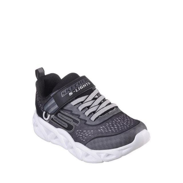 Skechers Twisty Brights 2.0 Boy's Leisure Shoes - Charcoal