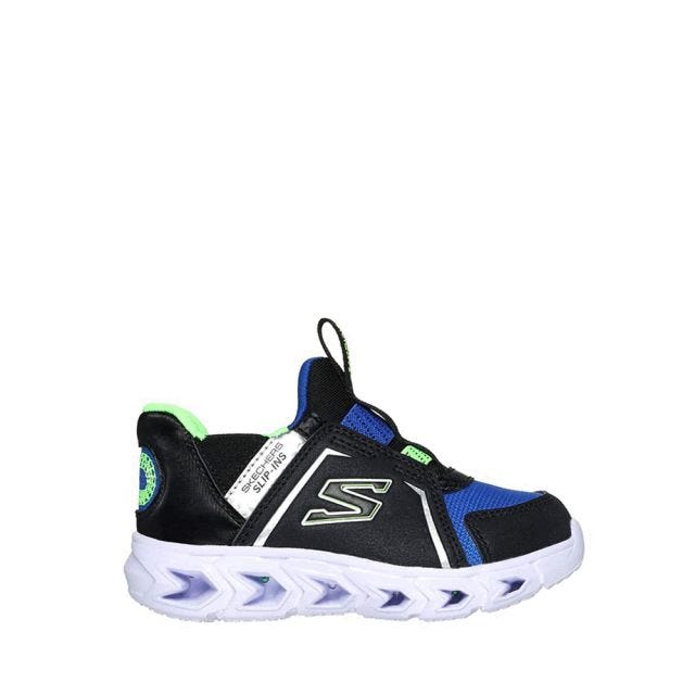 Skechers Slip-Ins Hypno-Flash 2.0 Boy's Shoes - Black