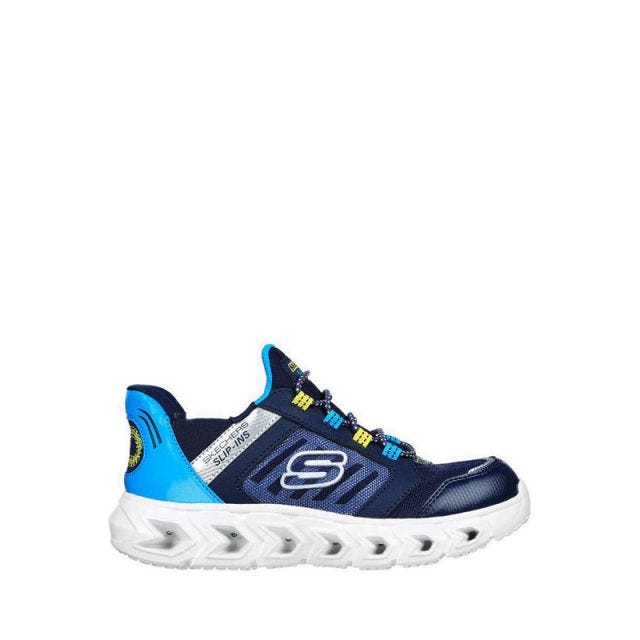 Skechers Slip-Ins Hypno-Flash 2.0 Boy's Shoes - Navy