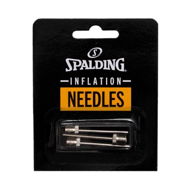 Spalding Metal Inflation Needles 3 Pcs - Silver