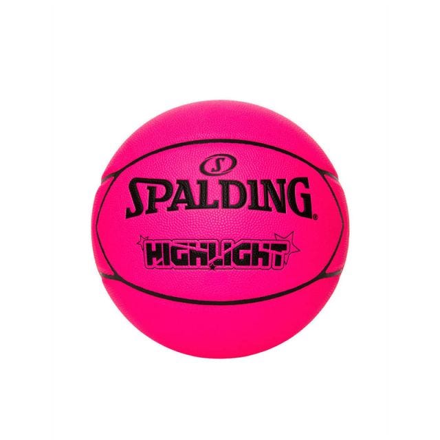 SPALDING HIGHLIGHT STAR PANEL COMPOSITE SIZE 7 - NEON PINK