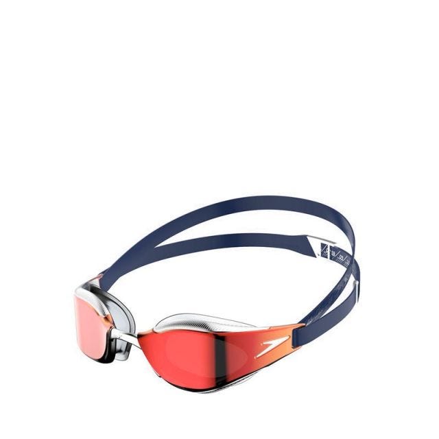 Speedo Fast Skin Hyper Elite Mirror Unisex Kids White Blue