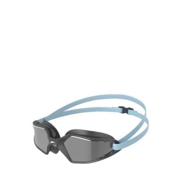 Speedo Unisex Adult Hydropulse Mirror Goggles - Light Blue/Grey