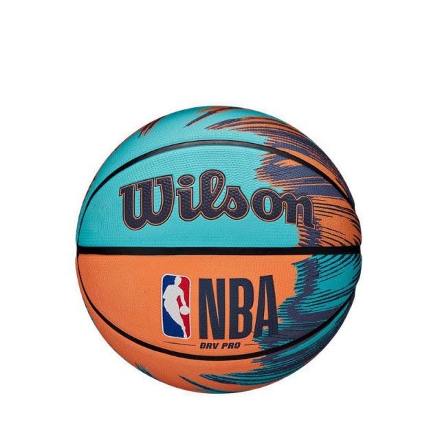 Wilson Basketball NBA DRV PRO STREAK Size 7 - Blue/Orange