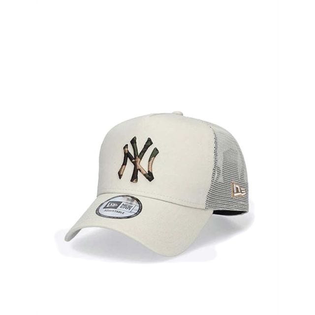 New Era 940 New York Yankees Camo Infill Trucker Men's Caps - Grey