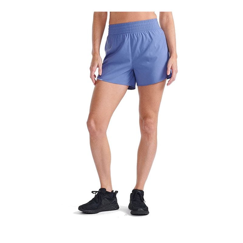 2XU Womens Aero Hi - Rise 4 Inch Shorts - Blue