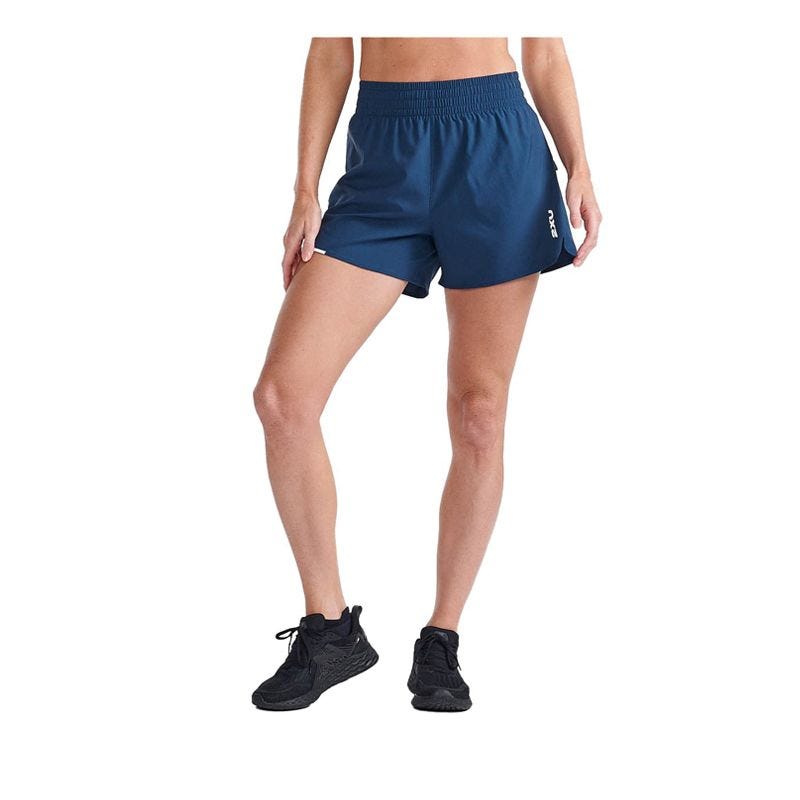 2XU Womens Aero Hi - Rise 4 Inch Shorts - Navy