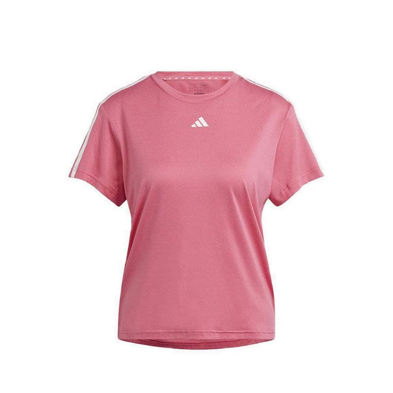 adidas Aeroready Train Essentials 3-Stripes Women's T-Shirt - Pink Fusion