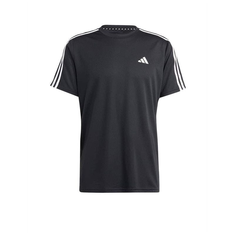 Adidas Train Essentials 3-Stripes Men's Training T-Shirt - Black