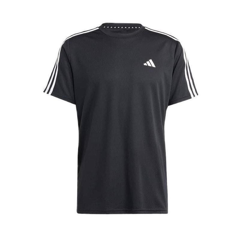 Adidas Train Essentials 3-Stripes Men's Training T-Shirt - Black