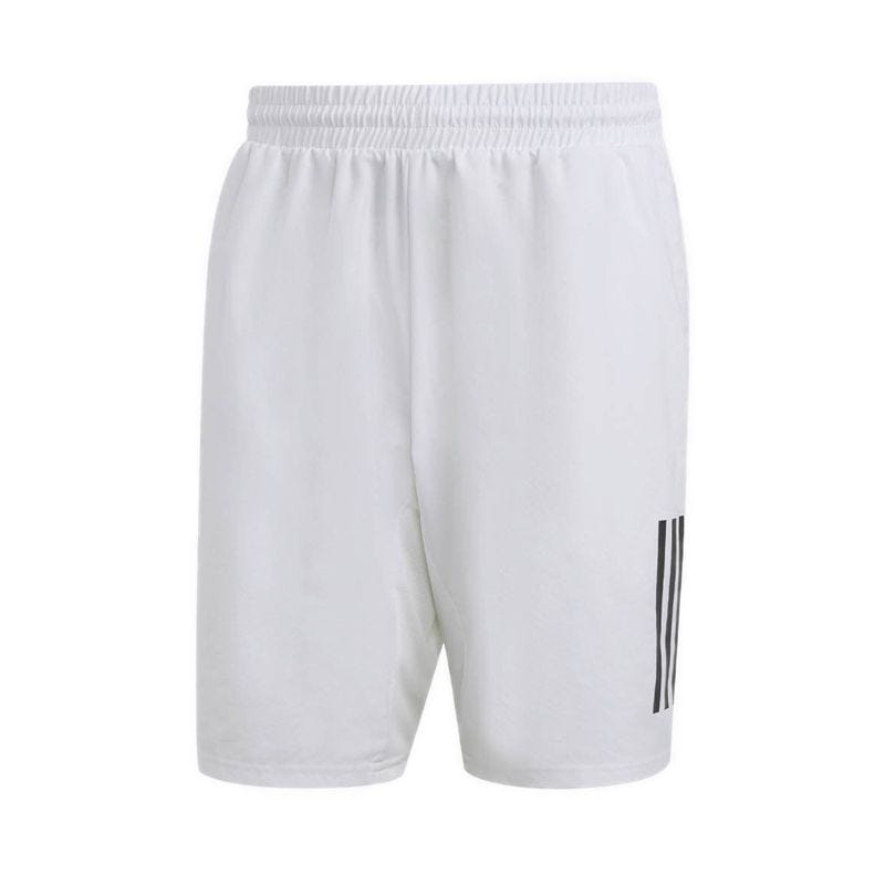 adidas Club 3-Stripes Men's Tennis Shorts - White