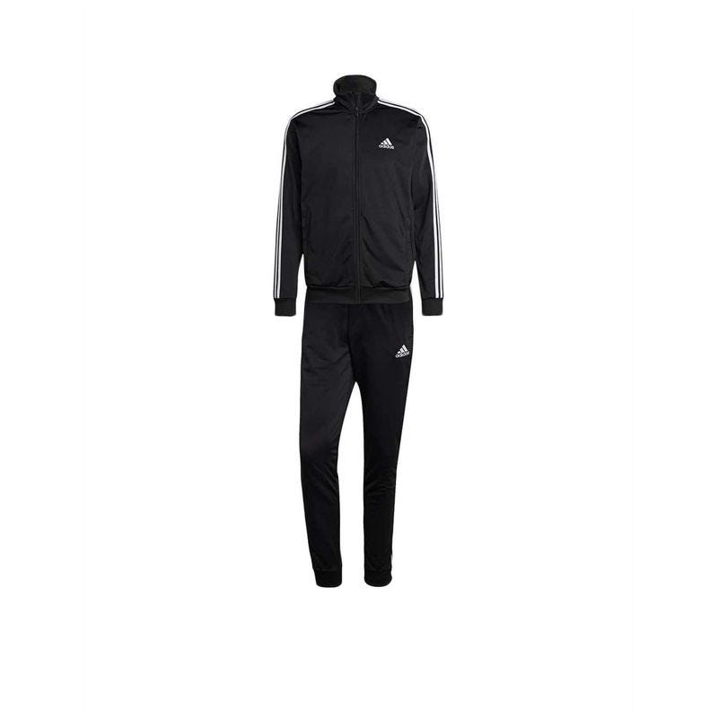 Adidas Basic 3-Stripes Tricot Men's Tracksuit - Black