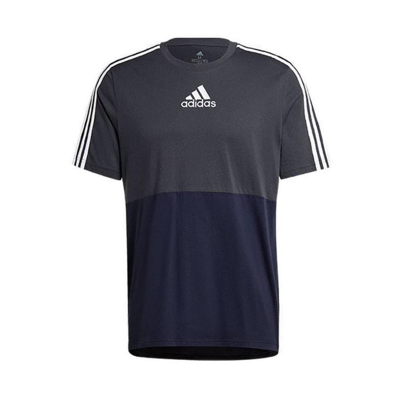 Adidas Essentials Colorblock Men's T-Shirt - Carbon
