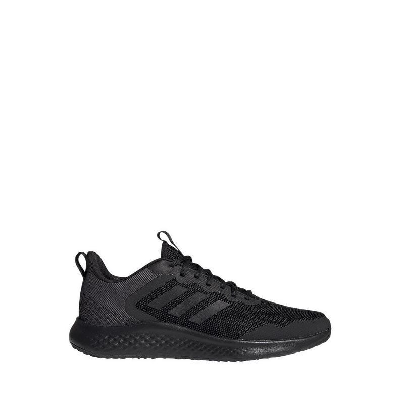 Adidas Men's Fluidstreet Running Shoes - Core Black/Core Black/Grey Six