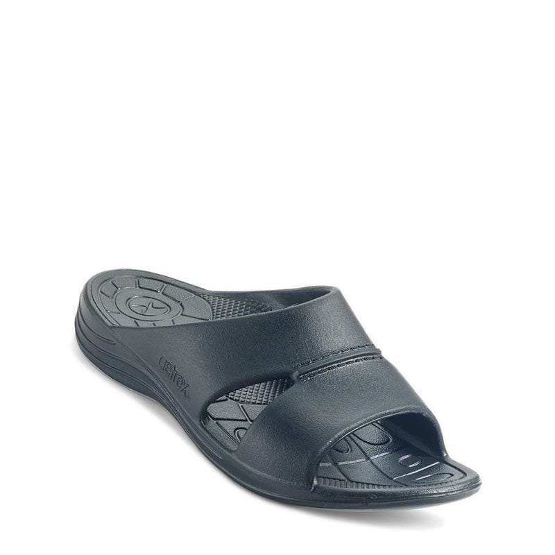 Aetrex Slides Men's Sandals - Black