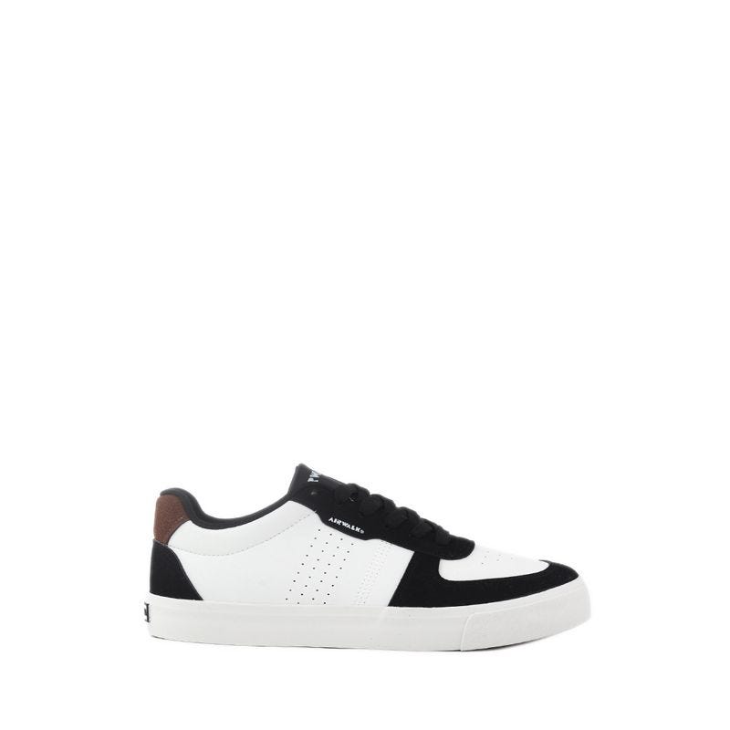 Airwalk Bosch Men's Sneakers Shoes- White/Black/Grey