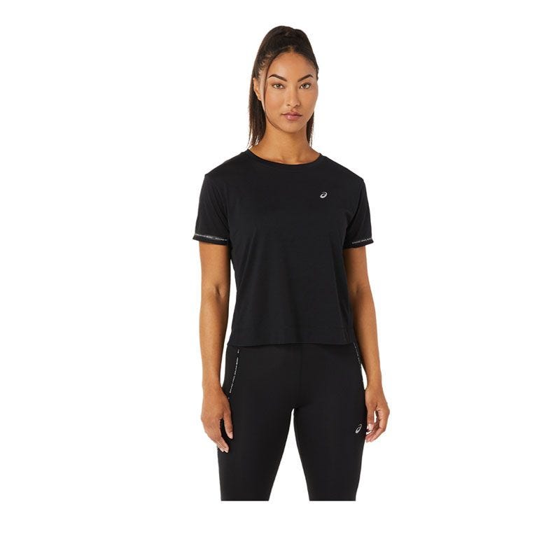 Asics Race Crop Top Women's T-shirt - Black