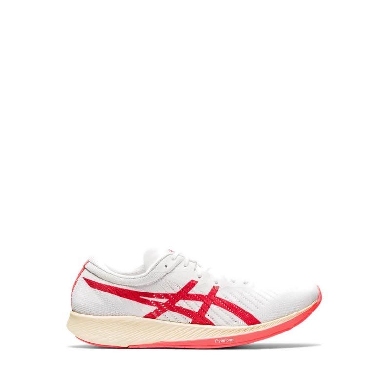 Asics METARACER Men's Running Shoes - White/Red