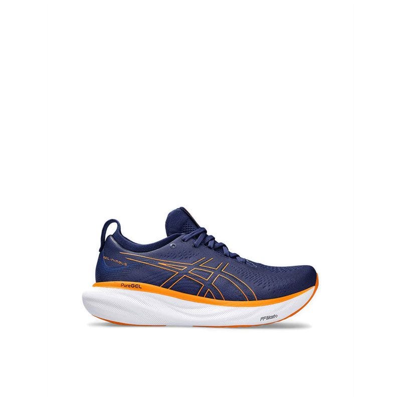 Gel-Nimbus 25 Men Standard Running Shoes - Deep Ocean/Bright Orange