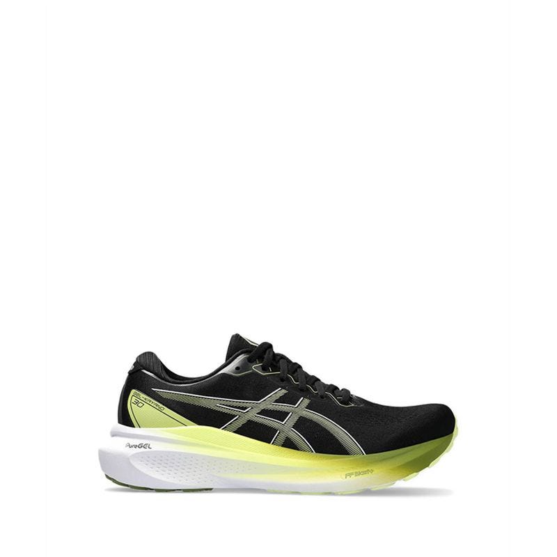 Asics Gel-Kayano 30 Mens Running Shoes - Black/Glow Yellow