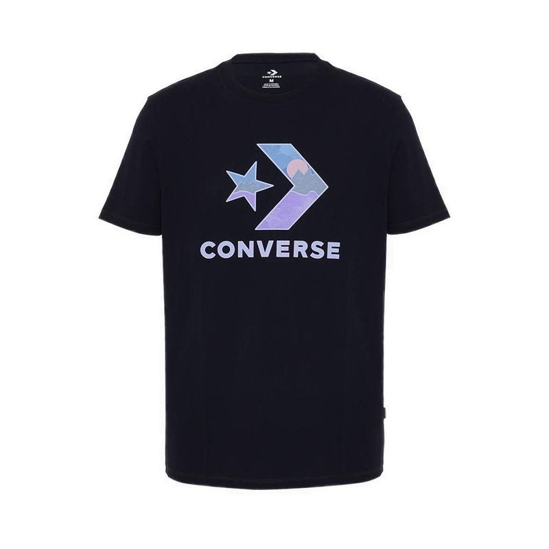 Converse Star Chev Fill Landscape Men's Tee - Converse Black
