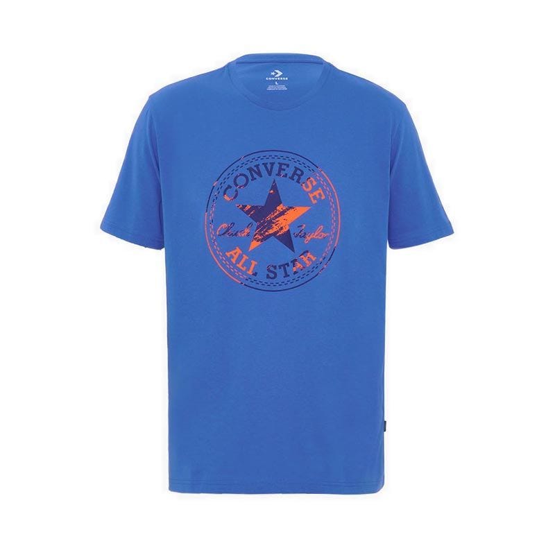Converse Men's T-Shirt - CONX3MT101BL - Blue