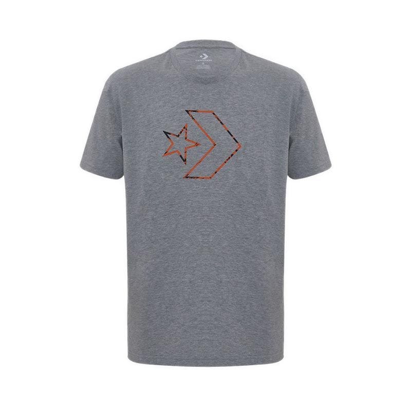 Converse Men's T-Shirt - CONX3MT201GY - Grey