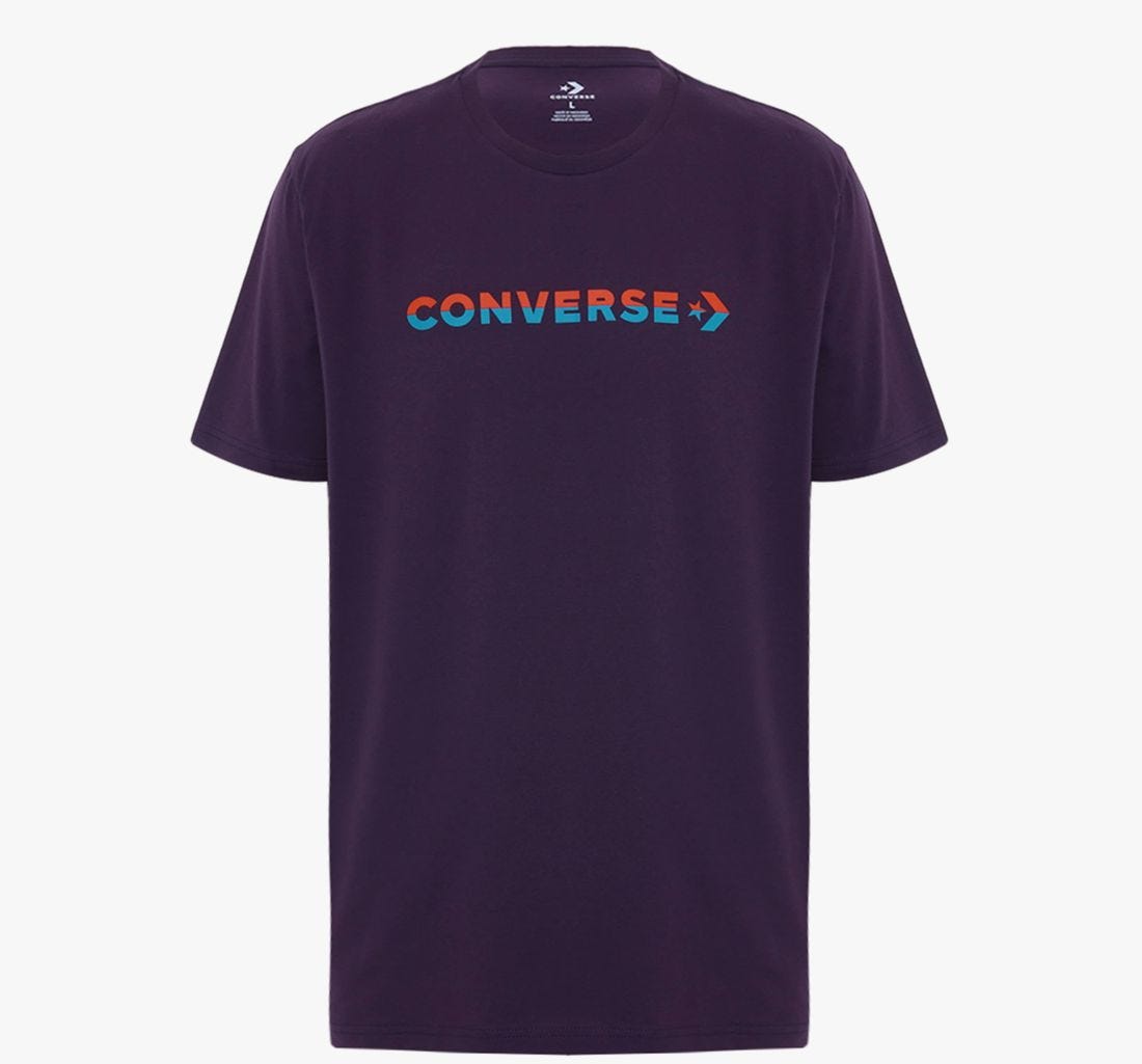 Converse Men's T-Shirt - CONXLZ21101U - Pink