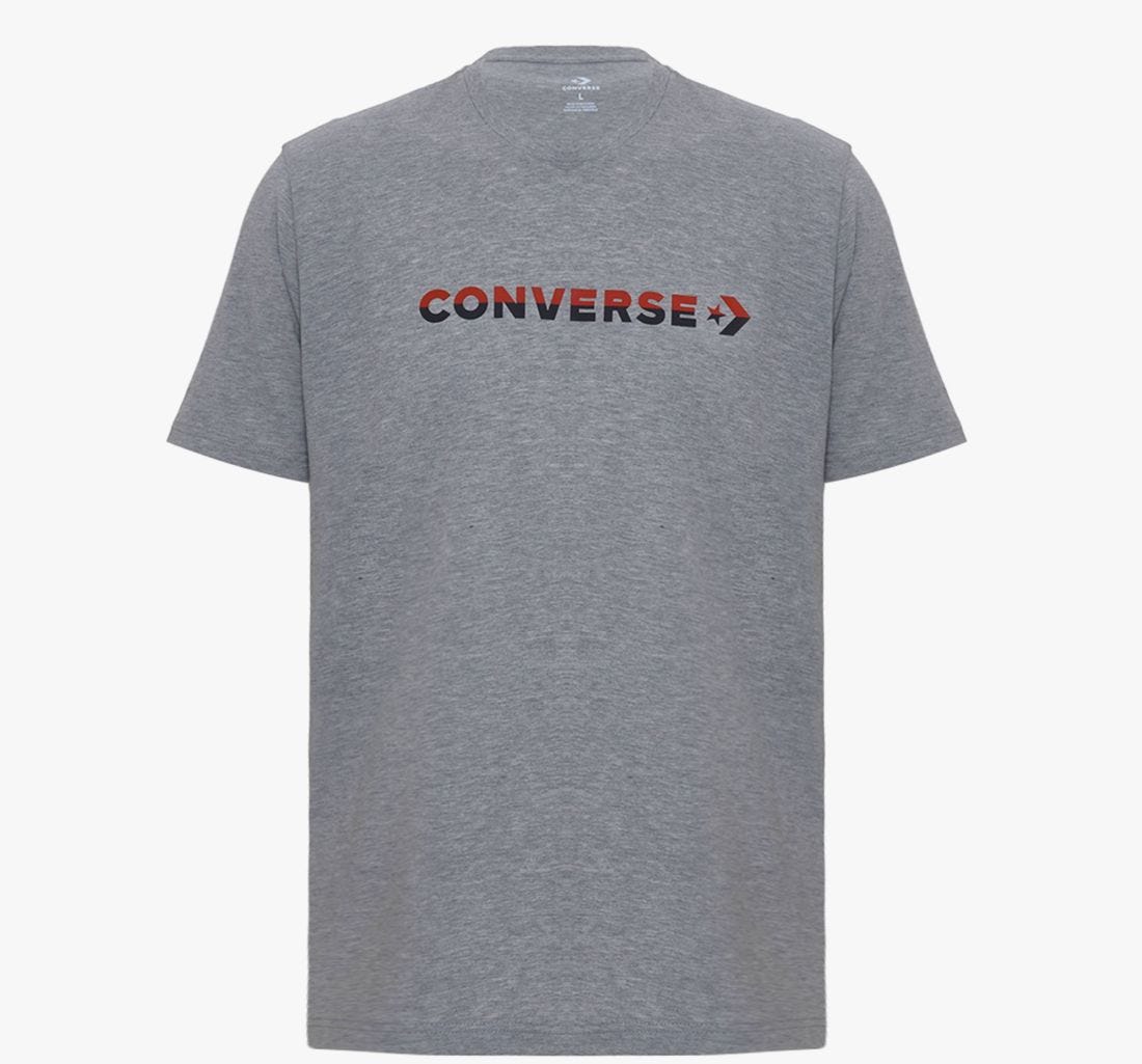 Converse Men's T-Shirt - CONXLZ21101Y - Black