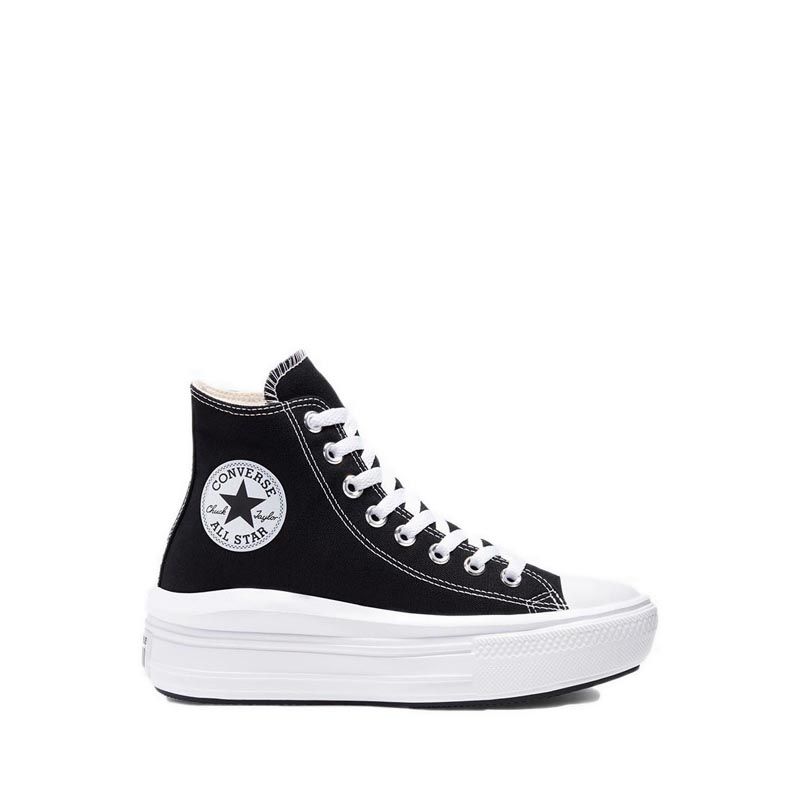 Converse Chuck Taylor All Star Move Platform Women's Sneakers Shoes - Black/Natural Ivory/White