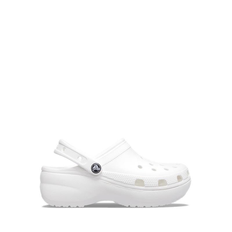 Crocs Women's Classic Platform Clog - White