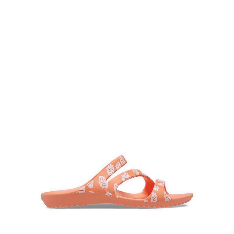 Crocs Kadee II Graphic Women's Sandal - Papaya/Multi