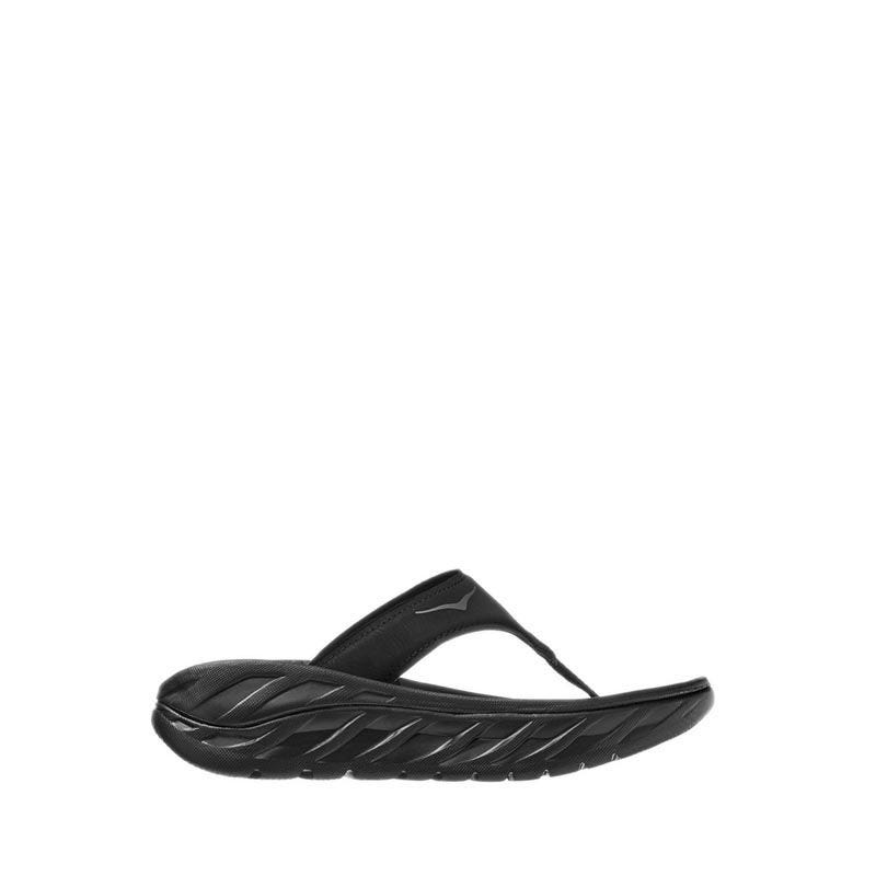Hoka ORA RECOVERY FLIP Women's Sandals - Black/Dark Gull Gray