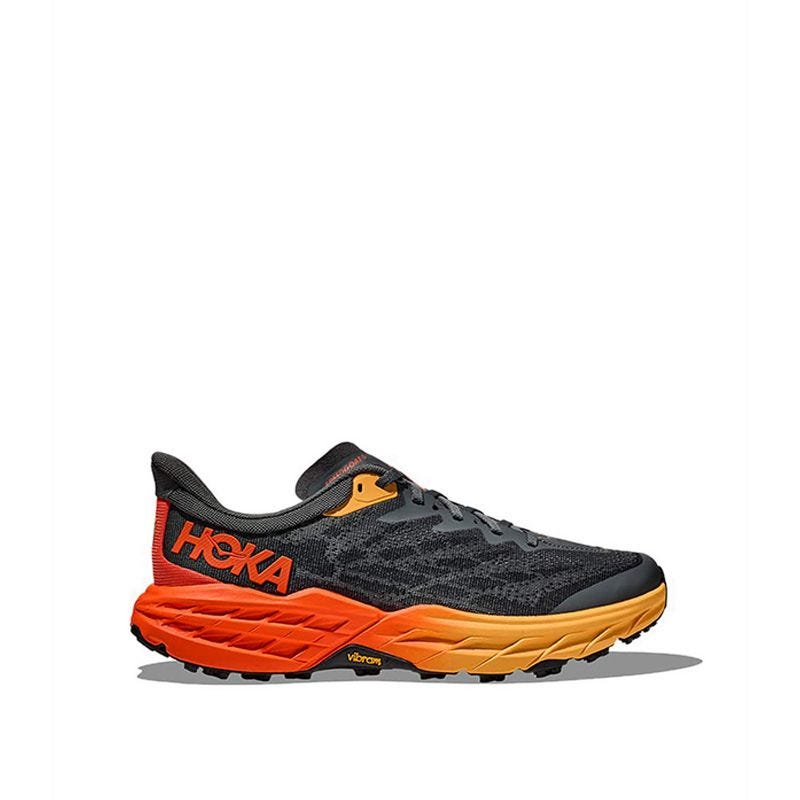 Hoka Speedgoat 5 Men's Running Shoes - Castlerock/Flame