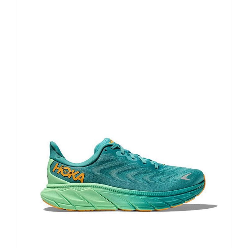 Hoka Arahi 6 Men's Running Shoes - Ocean Mist/Lime Glow