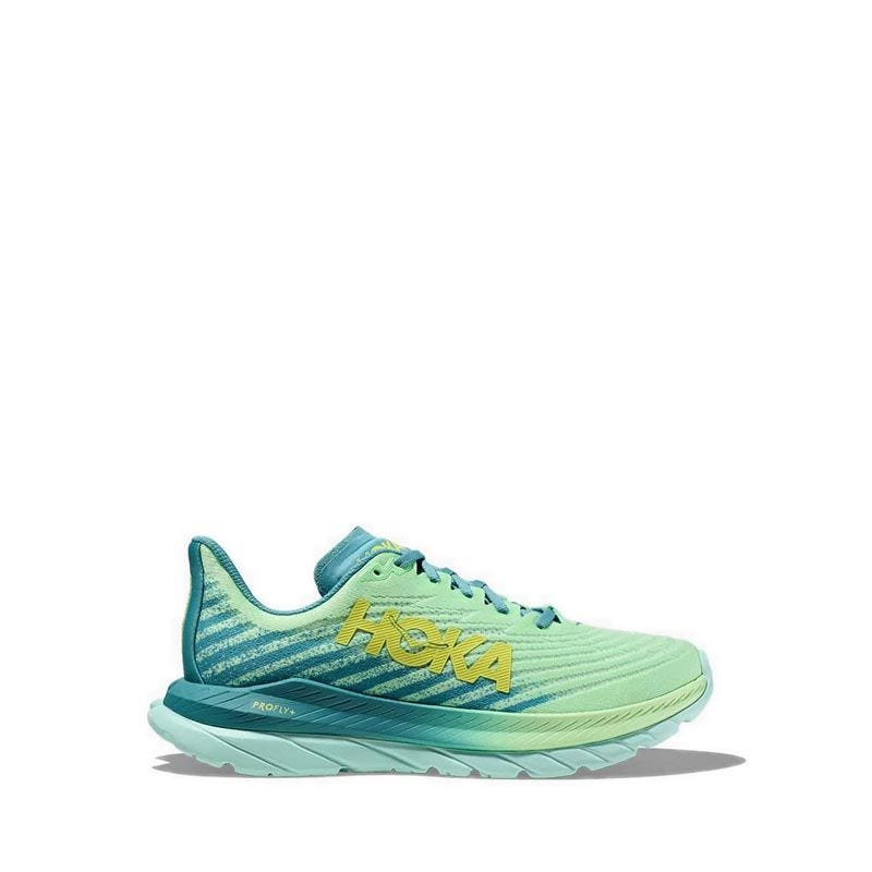 Hoka Mach 5 Men's Running Shoes - Lime Glow/Ocean Mist