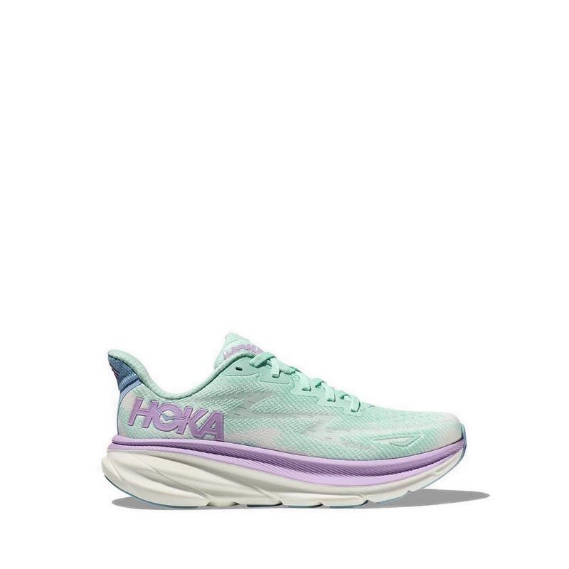 Hoka Clifton 9 Women's Running Shoes - Sunlit Ocean/Lilac Mist