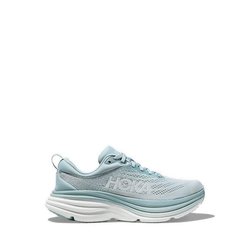 Hoka Bondi 8 Women's Running Shoes - Cloud Blue/Ice Flow