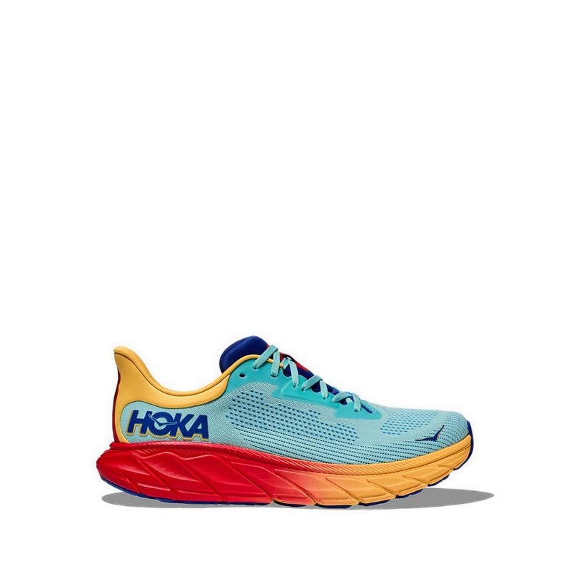 Hoka Arahi 7 Men's Running Shoes - Cloudless/Poppy