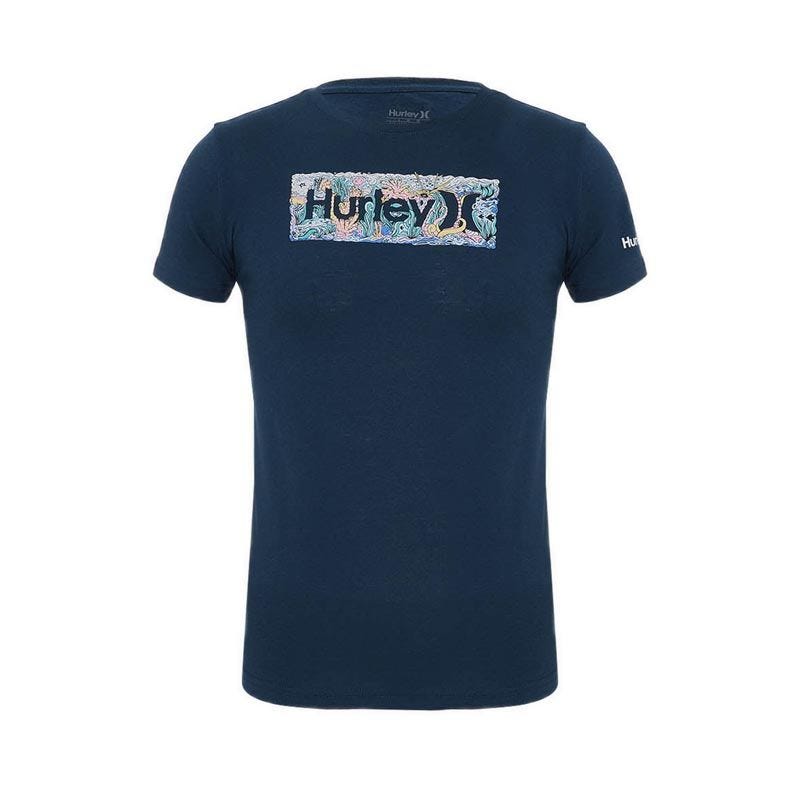 Hurley Kids Seascape Boy's T-Shirt - TEAL