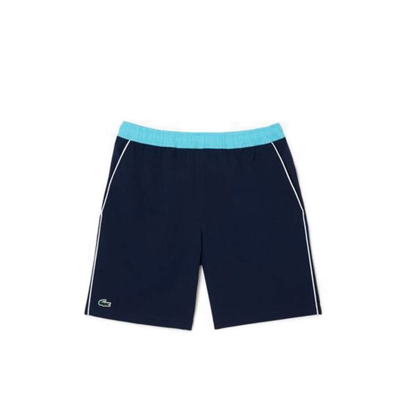 Lacoste Recycled Fabric Stretch Tennis Men's Shorts - Navy