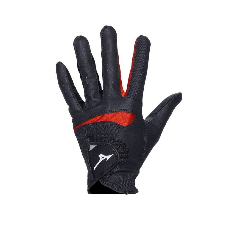 Mizuno 5MJML253 Comfy Grip Glove Mens - Black/Red