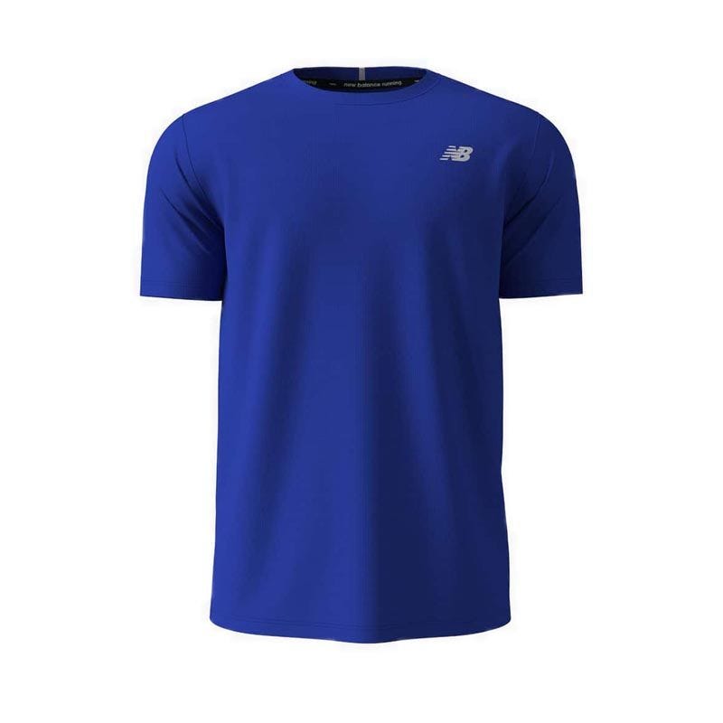 New Balance Core Run Short Sleeve Men's T-shirt - Blue