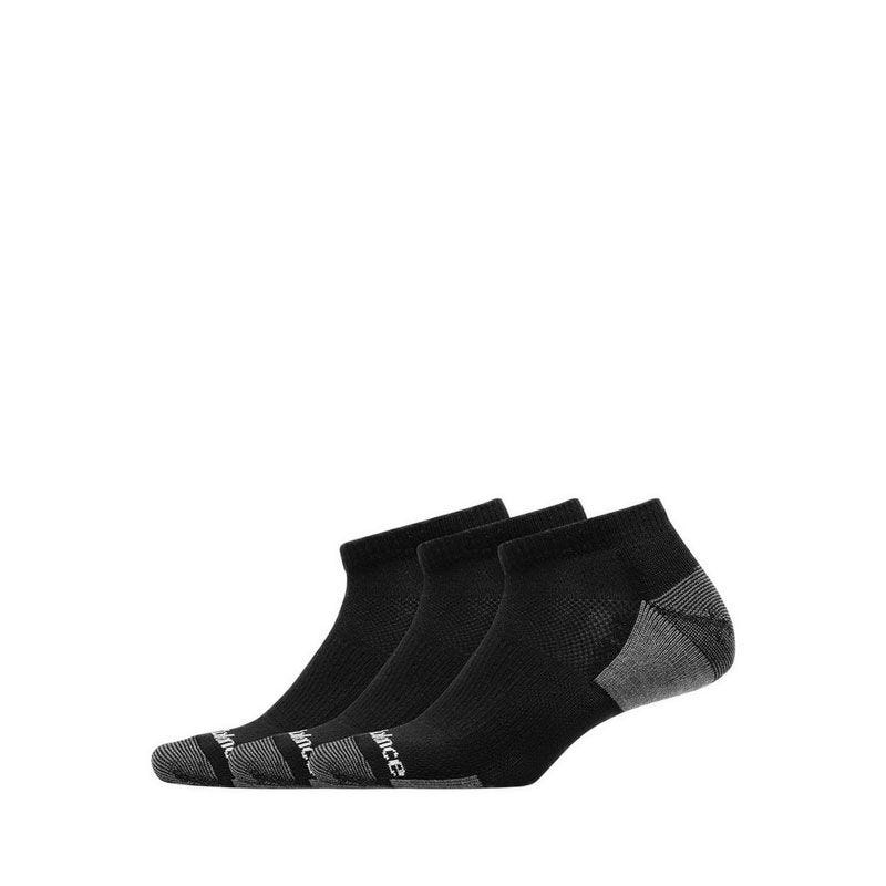 New Balance Essentials Cushioned Low Cut 3 Pack Unisex Socks - Black
