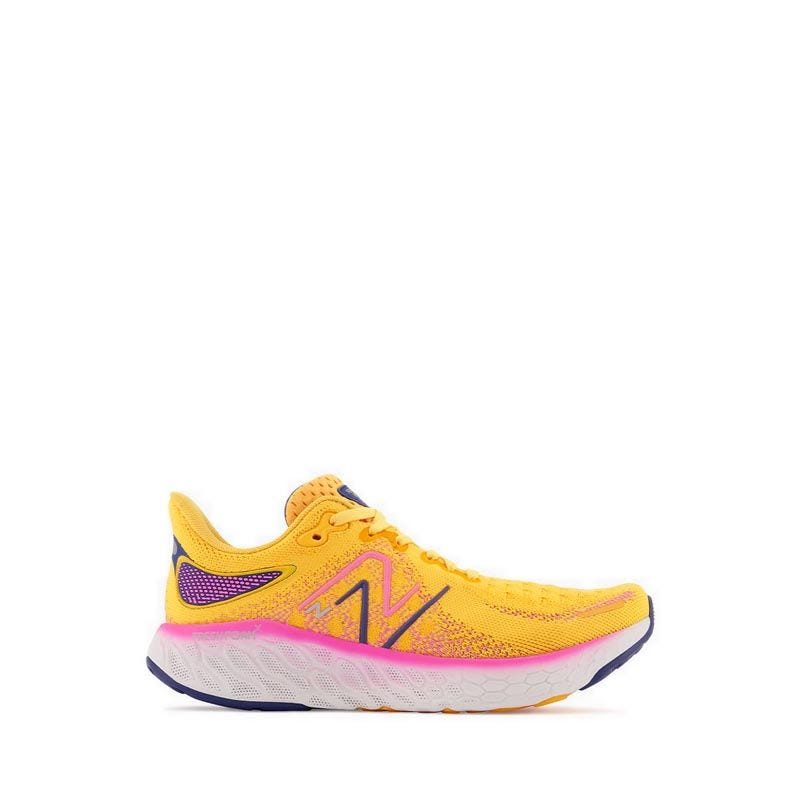 New Balance Fresh Foam X 1080v12 Women's Running Shoes - Vibrant Apricot with Vibrant Pink