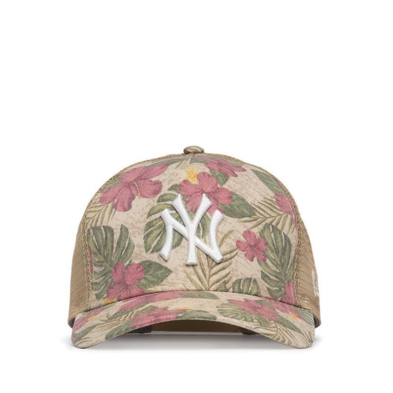 New Era Floral Jet Cab Sky Unisex Caps - Pink